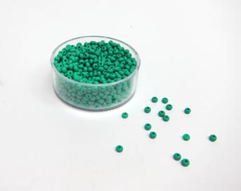 Rocailles 2,6mm PermaLux grün matt